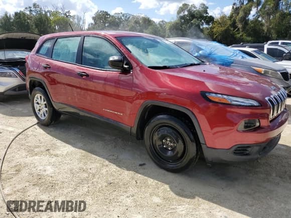 ✅ 2015 Jeep Cherokee Sport • VIN: 1C4PJMAB5FW640696 • Lot: 76191684. Wystawiony na Copart z przebiegiem 107 145 mil. Bezpłatny archiwum sprzedaży aukcyjnych z USA i szczegółowy raport historii pojazdu na DreamBid. Zdjęcie 4.