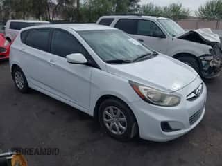 2014 Hyundai Accent GS with VIN KMHCT5AE9EU164113, listed as a IAAI auction lot 43131217 with 116,039 mi miles and . Bid and sale history available at DreamBid. Image 1.