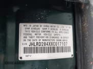 ✅ 1999 Honda CR-V LX • VIN: JHLRD284XXC017107 • Lot: 43339187. Wystawiony na IAAI z przebiegiem 78 483 mil. Bezpłatny archiwum sprzedaży aukcyjnych z USA i szczegółowy raport historii pojazdu na DreamBid. Zdjęcie 9.