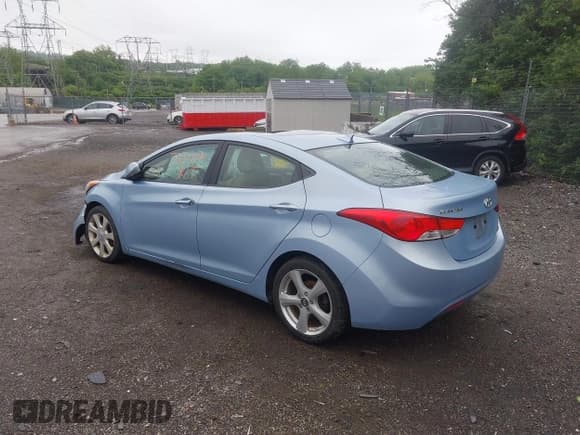 ✅ 2012 Hyundai Elantra Limited • VIN: KMHDH4AE0CU223787 • Lot: 42267025. Listed on IAAI with 124,232 mi. Free auction sales archive from the USA and detailed vehicle history report at DreamBid. Image 3.