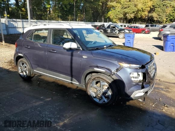 ✅ 2022 Hyundai Venue Limited • VIN: KMHRC8A3XNU153793 • Lot: 87425965. Listed on Copart with 36,150 mi. Free auction sales archive from the USA and detailed vehicle history report at DreamBid. Image 4.