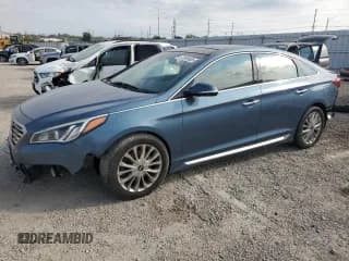 ✅ 2015 Hyundai Sonata Sport • VIN: 5NPE34AF1FH175831 • Лот: 72039635. Опубликован ранее на Copart с пробегом 183 590 миль. Бесплатный доступ к архиву аукционных продаж из США и подробный отчёт об истории автомобиля на DreamBid. Изображение 1.