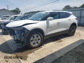 2022 Chevrolet Blazer LT with VIN 3GNKBCR45NS230294, listed as a Copart auction lot 67492054 with 51,209 mi miles and Salvage title. Bid and sale history available at DreamBid. Image 1.