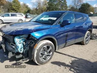 ✅ 2023 Chevrolet Blazer LT • VIN: 3GNKBCR49PS148281 • Lot: 90874005. Listed on Copart with 73,220 mi. Free auction sales archive from the USA and detailed vehicle history report at DreamBid. Image 1.