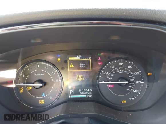 2019 Subaru Impreza with VIN 4S3GTAB63K3743170, listed as a IAAI auction lot 43234462 with 54,819 mi miles and . Bid and sale history available at DreamBid. Image 7.