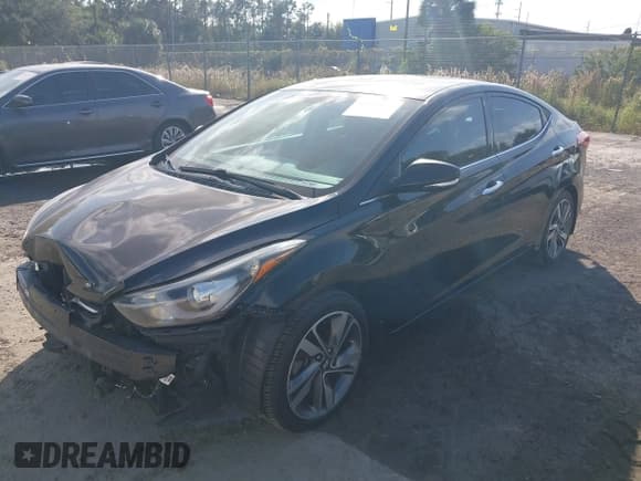 ✅ 2015 Hyundai Elantra SE • VIN: 5NPDH4AEXFH624301 • Lot: 43513453. Listed on IAAI with 93,632 mi. Free auction sales archive from the USA and detailed vehicle history report at DreamBid. Image 2.