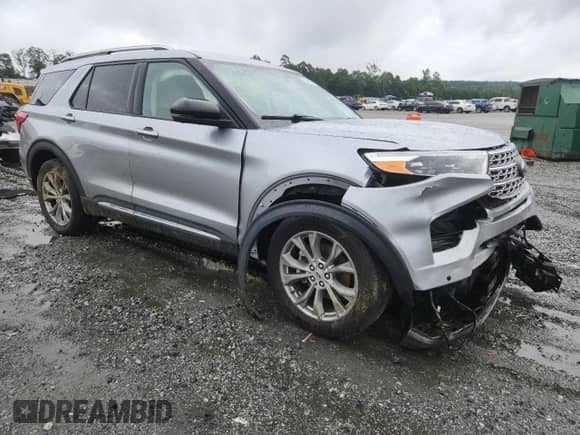 2022 Ford Explorer Limited with VIN 1FMSK7FH4NGA61967, listed as a Copart auction lot 69843335 with 58,928 mi miles and Salvage title. Bid and sale history available at DreamBid. Image 4.