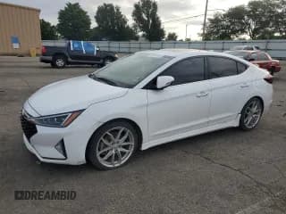 ✅ 2019 Hyundai Elantra Sport • VIN: KMHD04LBXKU835181 • Lot: 66571175. Listed on Copart with 146,830 mi. Free auction sales archive from the USA and detailed vehicle history report at DreamBid. Image 1.