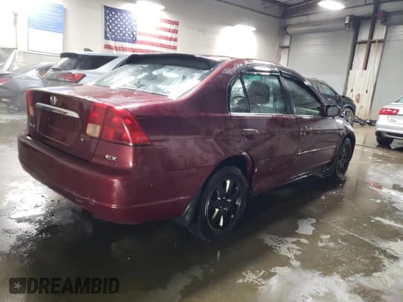 ✅ 2002 Honda Civic EX • VIN: 2HGES25842H512127 • Lot: 80272844. Wystawiony na Copart z przebiegiem 229 671 mil. Bezpłatny archiwum sprzedaży aukcyjnych z USA i szczegółowy raport historii pojazdu na DreamBid. Zdjęcie 3.