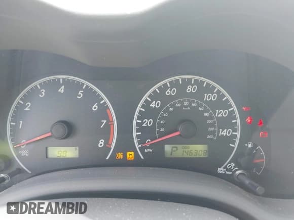 ✅ 2010 Toyota Corolla • VIN: 1NXBU4EE4AZ275983 • Lot: 42563588. Listed on IAAI with 146,308 mi. Free auction sales archive from the USA and detailed vehicle history report at DreamBid. Image 7.