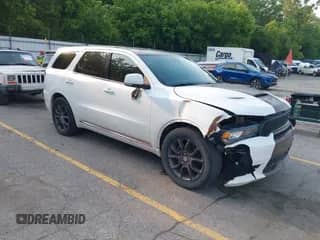 2018 Dodge Durango R/T with VIN 1C4SDJCT9JC443403, listed as a IAAI auction lot 42463528 with 180,332 mi miles and . Bid and sale history available at DreamBid. Image 1.