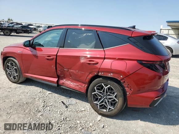 ✅ 2022 Hyundai Tucson N Line • VIN: KM8JF3AE4NU088612 • Lot: 70704614. Wystawiony na Copart z przebiegiem 28 068 mil. Bezpłatny archiwum sprzedaży aukcyjnych z USA i szczegółowy raport historii pojazdu na DreamBid. Zdjęcie 2.