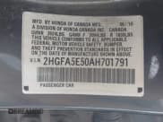 ✅ 2010 Honda Civic Si • VIN: 2HGFA5E50AH701791 • Lot: 43418266. Listed on IAAI with 259,711 mi. Free auction sales archive from the USA and detailed vehicle history report at DreamBid. Image 9.