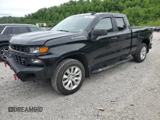 ✅ 2020 Chevrolet Silverado 1500 Custom • VIN: 1GCRYBEKXLZ364657 • Lot: 57580125. Listed on Copart with 63,185 mi. Free auction sales archive from the USA and detailed vehicle history report at DreamBid. Image 1.