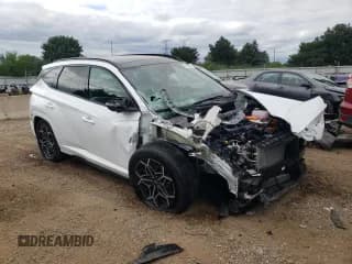 ✅ 2024 Hyundai Tucson N Line • VIN: KM8JFCD11RU167105 • Lot: 66616704. Wystawiony na Copart z przebiegiem 12 381 mil. Bezpłatny archiwum sprzedaży aukcyjnych z USA i szczegółowy raport historii pojazdu na DreamBid. Zdjęcie 4.