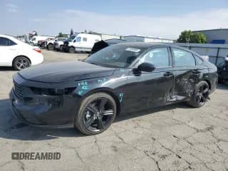 2025 Honda Accord Sport-L with VIN 1HGCY2F78SA056627, listed as a Copart auction lot 81959995 with 11,645 mi miles and Salvage title. Bid and sale history available at DreamBid. Image 1.