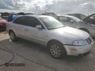 ✅ 2002 Volkswagen Passat GLS • VIN: WVWPD63BX2P226527 • Lot: 74610534. Listed on Copart with 151,145 mi. Free auction sales archive from the USA and detailed vehicle history report at DreamBid. Image 4.