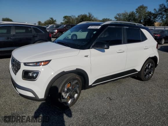✅ 2023 Hyundai Venue SEL • VIN: KMHRC8A32PU261683 • Lot: 85444034. Listed on Copart with Not provided. Free auction sales archive from the USA and detailed vehicle history report at DreamBid. Image 1.