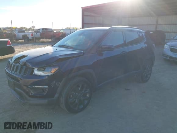 ✅ 2020 Jeep Compass Limited • VIN: 3C4NJDCB9LT197152 • Lot: 43634689. Wystawiony na IAAI z przebiegiem 33 247 mil. Bezpłatny archiwum sprzedaży aukcyjnych z USA i szczegółowy raport historii pojazdu na DreamBid. Zdjęcie 2.