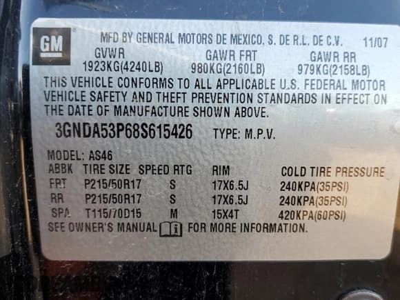 ✅ 2008 Chevrolet HHR LT • VIN: 3GNDA53P68S615426 • Лот: 92189745. Опубликован ранее на Copart с пробегом 72 610 миль. Бесплатный доступ к архиву аукционных продаж из США и подробный отчёт об истории автомобиля на DreamBid. Изображение 14.