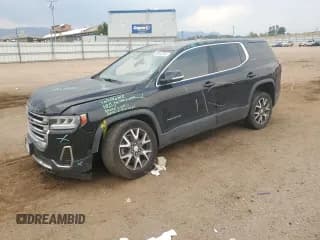 ✅ 2021 GMC Acadia SLE • VIN: 1GKKNRLS6MZ185284 • Lot: 69060005. Listed on Copart with 49,793 mi. Free auction sales archive from the USA and detailed vehicle history report at DreamBid. Image 1.