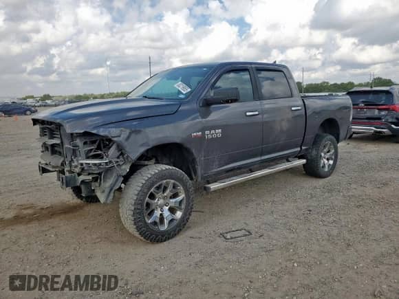 2015 Ram 1500 Outdoorsman with VIN 1C6RR6LT3FS581956, listed as a Copart auction lot 80219955 with 119,544 mi miles and Salvage title. Bid and sale history available at DreamBid. Image 1.