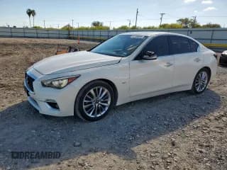 ✅ 2020 Infiniti Q50 Luxe • VIN: JN1EV7AP1LM200445 • Lot: 91389095. Listed on Copart with 82,656 mi. Free auction sales archive from the USA and detailed vehicle history report at DreamBid. Image 1.