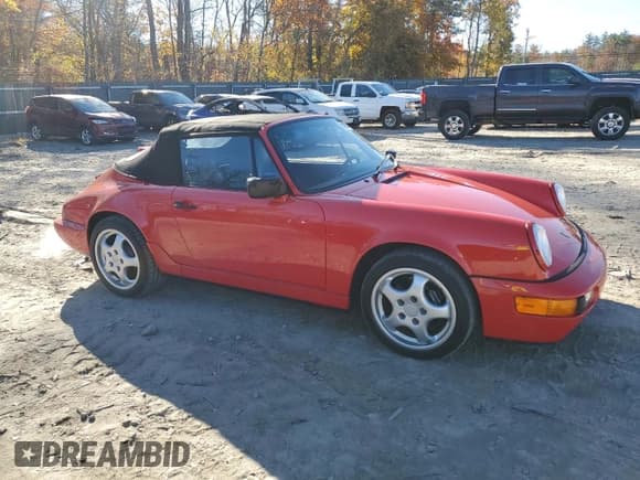 ✅ 1991 Porsche 911 • VIN: WP0CB296XMS461954 • Lot: 78106444. Wystawiony na Copart z przebiegiem 78 027 mil. Bezpłatny archiwum sprzedaży aukcyjnych z USA i szczegółowy raport historii pojazdu na DreamBid. Zdjęcie 4.
