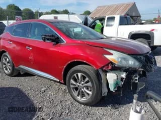 ✅ 2016 Nissan Murano SL • VIN: 5N1AZ2MG7GN149947 • Lot: 43236491. Wystawiony na IAAI z przebiegiem 78 532 mil. Bezpłatny archiwum sprzedaży aukcyjnych z USA i szczegółowy raport historii pojazdu na DreamBid. Zdjęcie 1.