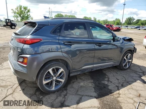 ✅ 2019 Hyundai Kona Ultimate • VIN: KM8K5CA55KU217167 • Лот: 60749374. Опубликован ранее на Copart с пробегом 71 359 миль. Бесплатный доступ к архиву аукционных продаж из США и подробный отчёт об истории автомобиля на DreamBid. Изображение 3.