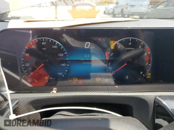 2023 Mercedes-Benz CLA 250 with VIN W1K5J4GB4PN330454, listed as a Copart auction lot 62225625 with 101,859 mi miles and Salvage title. Bid and sale history available at DreamBid. Image 9.