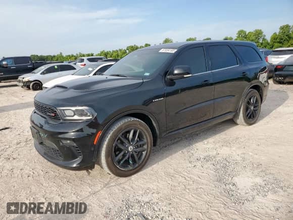 2022 Dodge Durango R/T with VIN 1C4SDHCT5NC101641, listed as a Copart auction lot 67034185 with 76,923 mi miles and Salvage title. Bid and sale history available at DreamBid. Image 1.