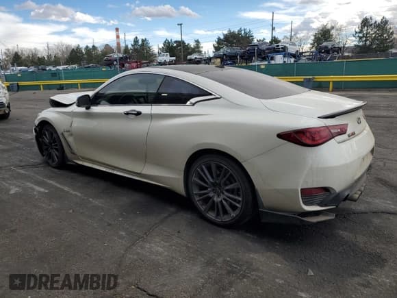✅ 2017 Infiniti Q60 Red Sport 400 • VIN: JN1FV7EL1HM700916 • Lot: 93317445. Listed on Copart with 112,417 mi. Free auction sales archive from the USA and detailed vehicle history report at DreamBid. Image 2.