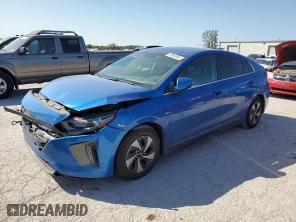 ✅ 2017 Hyundai Ioniq SEL • VIN: KMHC75LC8HU049717 • Lot: 70663654. Wystawiony na Copart z przebiegiem 59 222 mil. Bezpłatny archiwum sprzedaży aukcyjnych z USA i szczegółowy raport historii pojazdu na DreamBid. Zdjęcie 1.