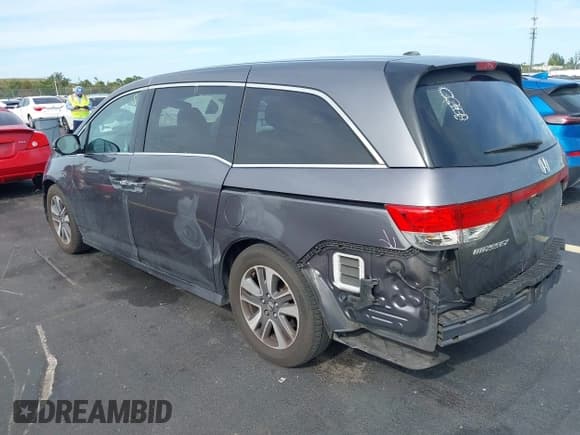 ✅ 2015 Honda Odyssey Touring Elite • VIN: 5FNRL5H90FB085379 • Lot: 43815866. Wystawiony na IAAI z przebiegiem 146 049 mil. Bezpłatny archiwum sprzedaży aukcyjnych z USA i szczegółowy raport historii pojazdu na DreamBid. Zdjęcie 3.