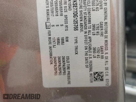 ✅ 2013 Chevrolet Silverado 1500 LT • VIN: 3GCPKSE77DG125766 • Lot: 51441695. Wystawiony na Copart z przebiegiem 81 215 mil. Bezpłatny archiwum sprzedaży aukcyjnych z USA i szczegółowy raport historii pojazdu na DreamBid. Zdjęcie 12.