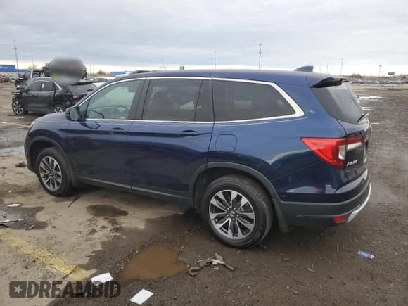 ✅ 2021 Honda Pilot EX-L • VIN: 5FNYF6H53MB003292 • Lot: 91077775. Listed on Copart with 103,677 mi. Free auction sales archive from the USA and detailed vehicle history report at DreamBid. Image 2.