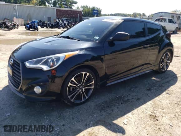 2016 Hyundai Veloster Turbo z VIN KMHTC6AE9GU255486, wystawiony jako Copart lot #73153364 z przebiegiem 106 342 mil mil oraz Szkoda całkowita • Salvage title. Historia ofert i sprzedaży dostępna na DreamBid. Obrazek 1.