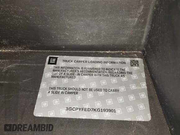 ✅ 2019 Chevrolet Silverado 1500 LT Trail Boss • VIN: 3GCPYFED7KG193901 • Lot: 71871853. Wystawiony na Copart z przebiegiem Nie podano. Bezpłatny archiwum sprzedaży aukcyjnych z USA i szczegółowy raport historii pojazdu na DreamBid. Zdjęcie 12.
