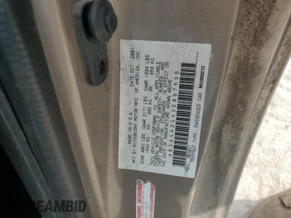 ✅ 2002 Dodge Stratus SE/SXT • VIN: 4B3AG42GX2E067535 • Lot: 82308805. Listed on Copart with 138,968 mi. Free auction sales archive from the USA and detailed vehicle history report at DreamBid. Image 12.