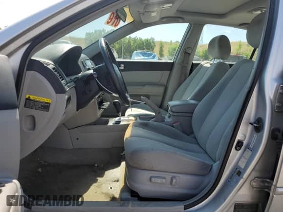 2008 Hyundai Sonata GLS with VIN 5NPET46F08H315279, listed as a Copart auction lot 63094584 with 54,044 mi miles and Salvage title. Bid and sale history available at DreamBid. Image 7.