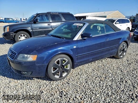 ✅ 2005 Audi A4 3.0L • VIN: WAUDT48H45K007178 • Lot: 94511525. Listed on Copart with 153,332 mi. Free auction sales archive from the USA and detailed vehicle history report at DreamBid. Image 1.