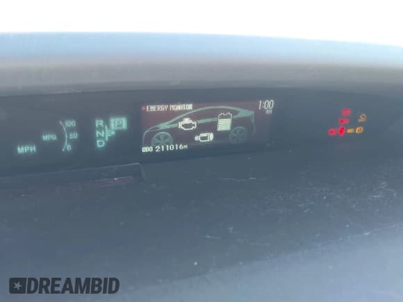 ✅ 2010 Toyota Prius IV • VIN: JTDKN3DU2A1005995 • Lot: 43668285. Listed on IAAI with 211,016 mi. Free auction sales archive from the USA and detailed vehicle history report at DreamBid. Image 7.