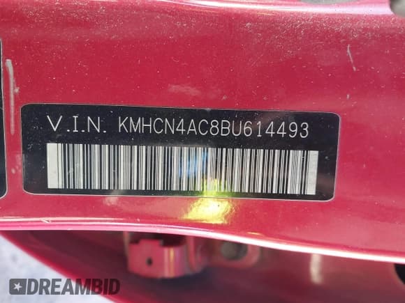 ✅ 2011 Hyundai Accent GLS • VIN: KMHCN4AC8BU614493 • Lot: 43541104. Wystawiony na IAAI z przebiegiem 218 299 mil. Bezpłatny archiwum sprzedaży aukcyjnych z USA i szczegółowy raport historii pojazdu na DreamBid. Zdjęcie 9.