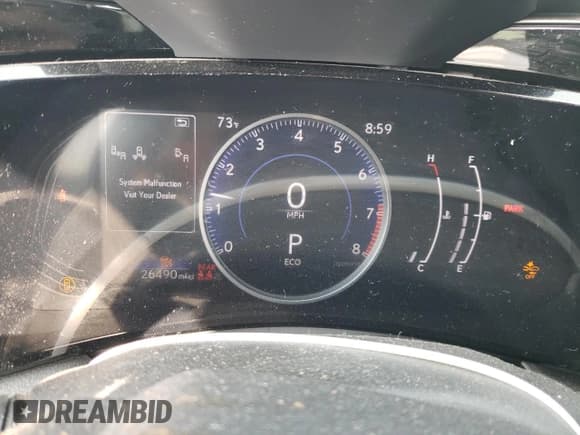 ✅ 2022 Lexus NX 250 • VIN: 2T2ADCAZ4NC002379 • Lot: 71153604. Listed on Copart with 26,490 mi. Free auction sales archive from the USA and detailed vehicle history report at DreamBid. Image 9.