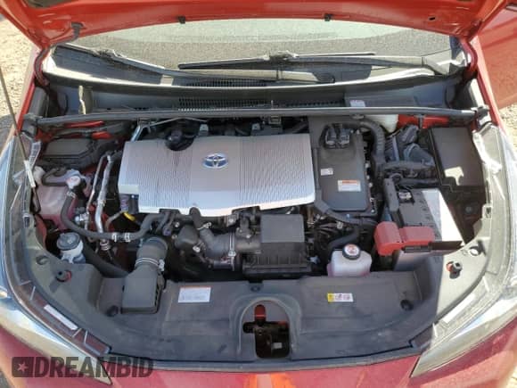 2022 Toyota Prius LE with VIN JTDL9MFU7N3034821, listed as a Copart auction lot 71857935 with 15,024 mi miles and Salvage title. Bid and sale history available at DreamBid. Image 11.