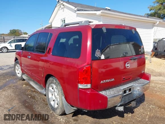 ✅ 2005 Nissan Armada SE • VIN: 5N1AA08A95N738397 • Lot: 43649673. Listed on IAAI with 265,778 mi. Free auction sales archive from the USA and detailed vehicle history report at DreamBid. Image 3.