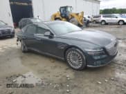 ✅ 2024 Genesis G80 Advanced • VIN: KMTGE4S1XRU008014 • Лот: 57963065. Опубликован ранее на Copart с пробегом 12 665 миль. Бесплатный доступ к архиву аукционных продаж из США и подробный отчёт об истории автомобиля на DreamBid. Изображение 4.
