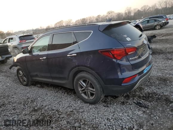 ✅ 2017 Hyundai Santa Fe 2.4L • VIN: 5XYZU3LB6HG481419 • Лот: 82940703. Опубликован ранее на Copart с пробегом 91 507 миль. Бесплатный доступ к архиву аукционных продаж из США и подробный отчёт об истории автомобиля на DreamBid. Изображение 2.
