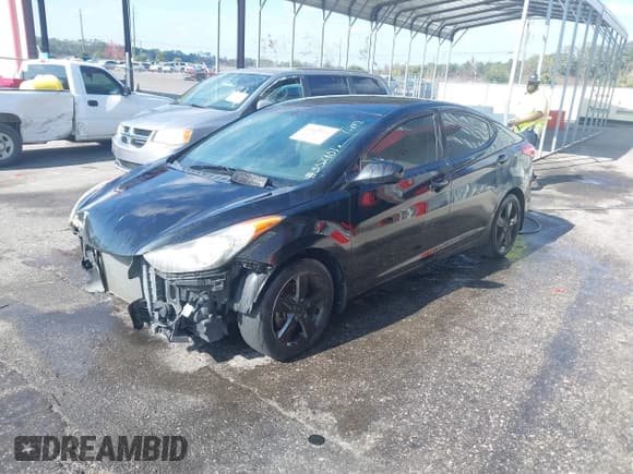 ✅ 2013 Hyundai Elantra GLS • VIN: 5NPDH4AE2DH332901 • Lot: 43647340. Listed on IAAI with 196,969 mi. Free auction sales archive from the USA and detailed vehicle history report at DreamBid. Image 2.